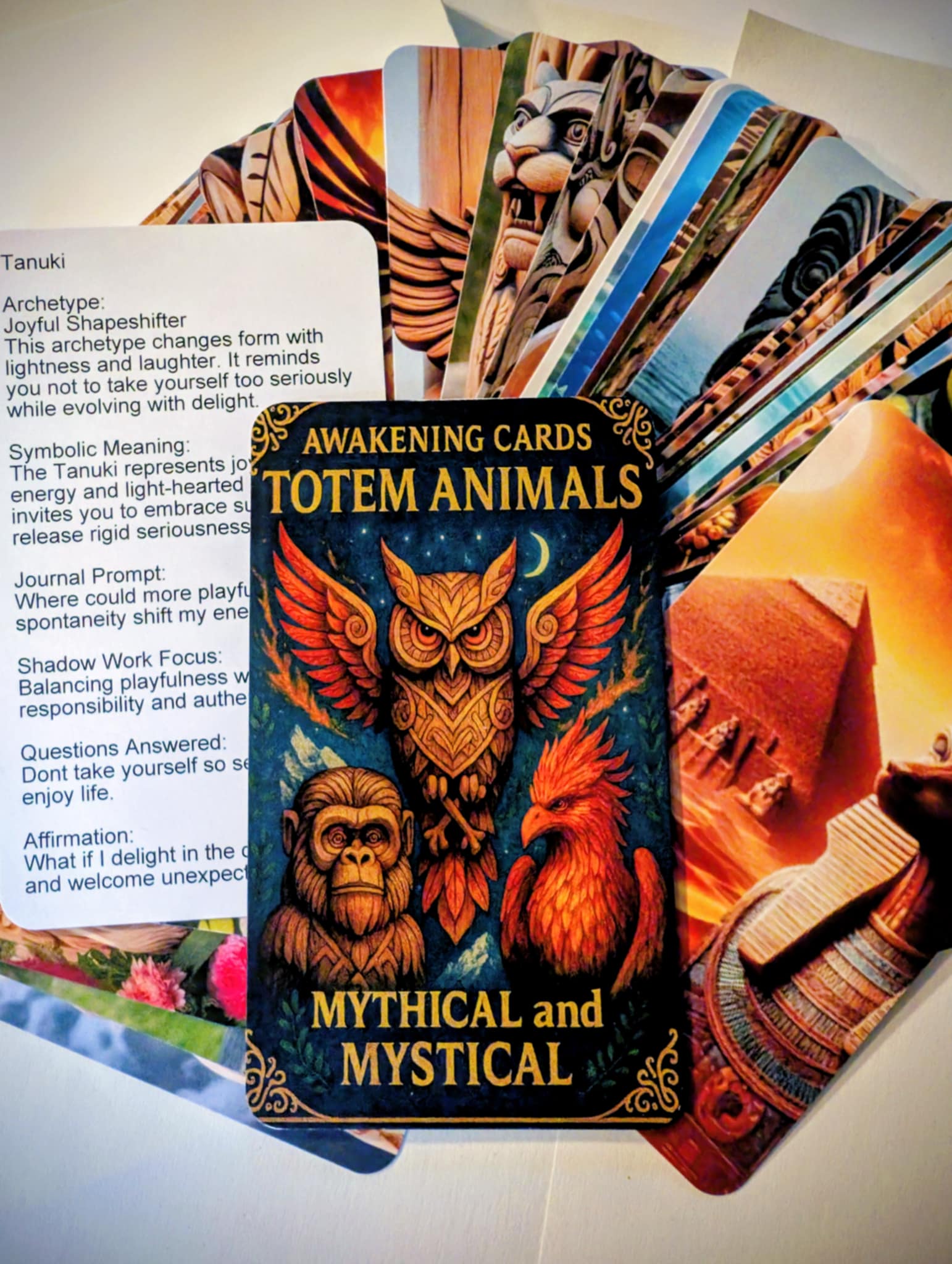 Mythical and Mystical Totem Animal - Awakening Cards